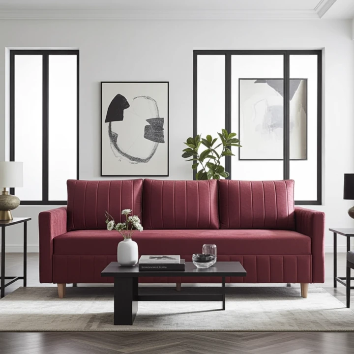 SKANDYNAWSKA SOFA KANAPA ROZKŁADANA DO SALONU Z FUNKCJĄ SPANIA FRIDA 3