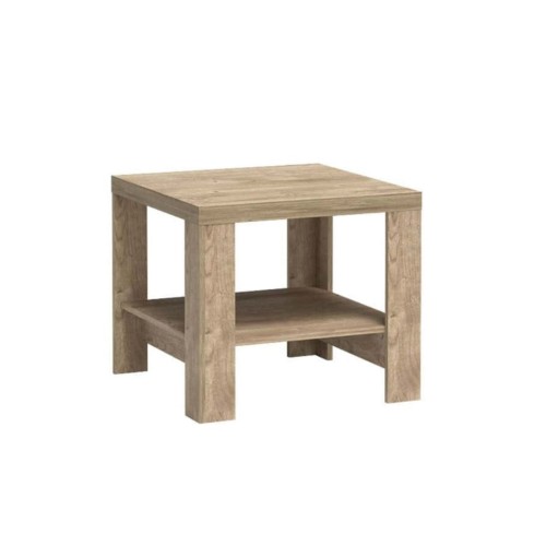 STOLIK KAWOWY ŁAWA ŁAWOSTÓŁ 65X65 BOHO PÓŁKA