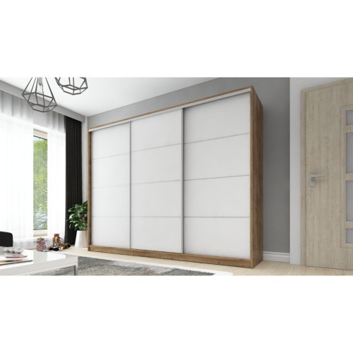 Szafa przesuwna DMSM 3 fronty 270 cm 12 kolorów