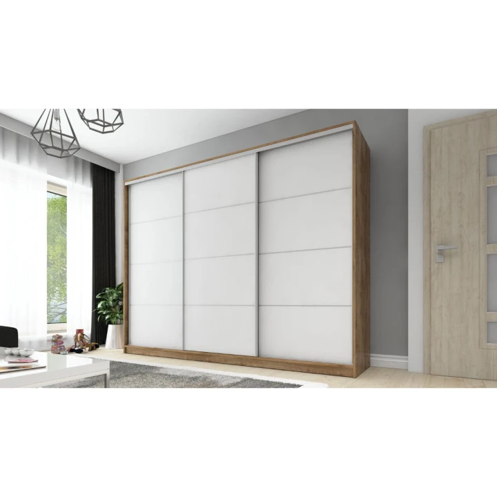 Szafa przesuwna DMSM 3 fronty 270 cm 12 kolorów