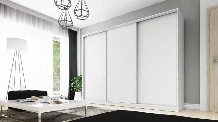 Szafa przesuwna DMSM 3 fronty 270 cm 12 kolorów