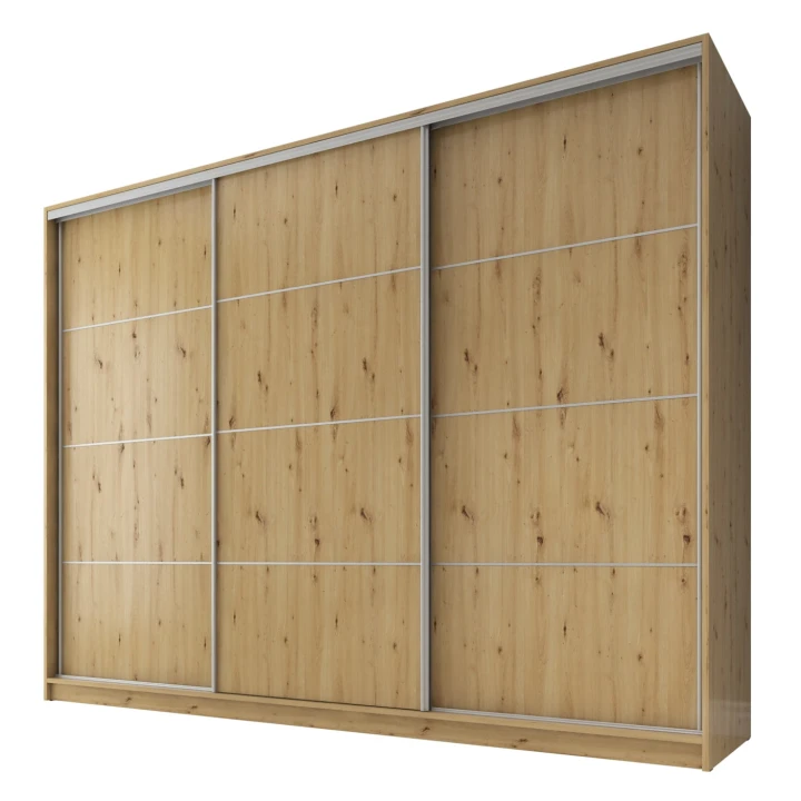 Szafa przesuwna DMSM 3 fronty 270 cm 12 kolorów