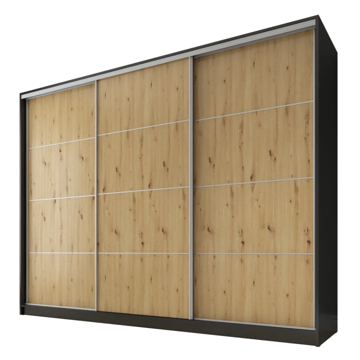 Szafa przesuwna DMSM 3 fronty 270 cm 12 kolorów