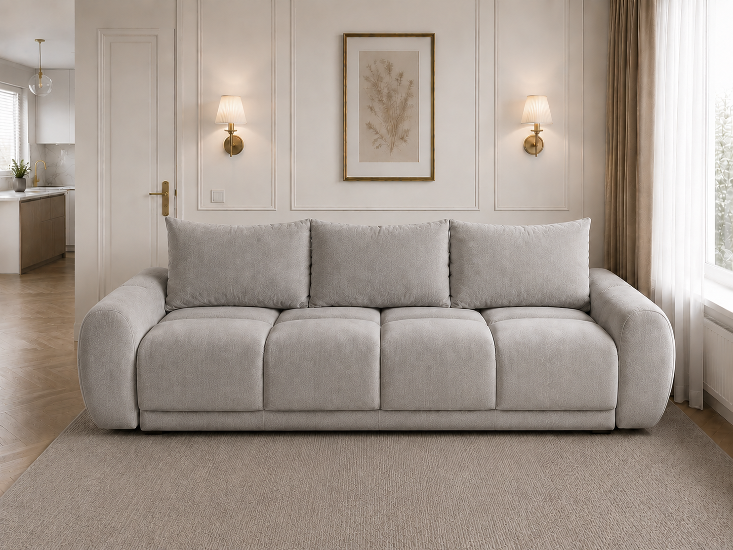 Sofa idealna do wypoczynku idealnie nada się do nowoczesnego wnętrza